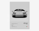Poster LAMBORGHINI DIABLO VT 6.0-2