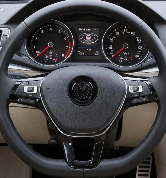 Volkswagen steering wheel badge