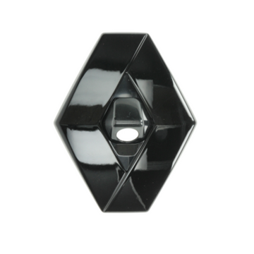 Emblème de logo arrière noir Renault Clio 4, Megane 4 + support caméra 908890242R