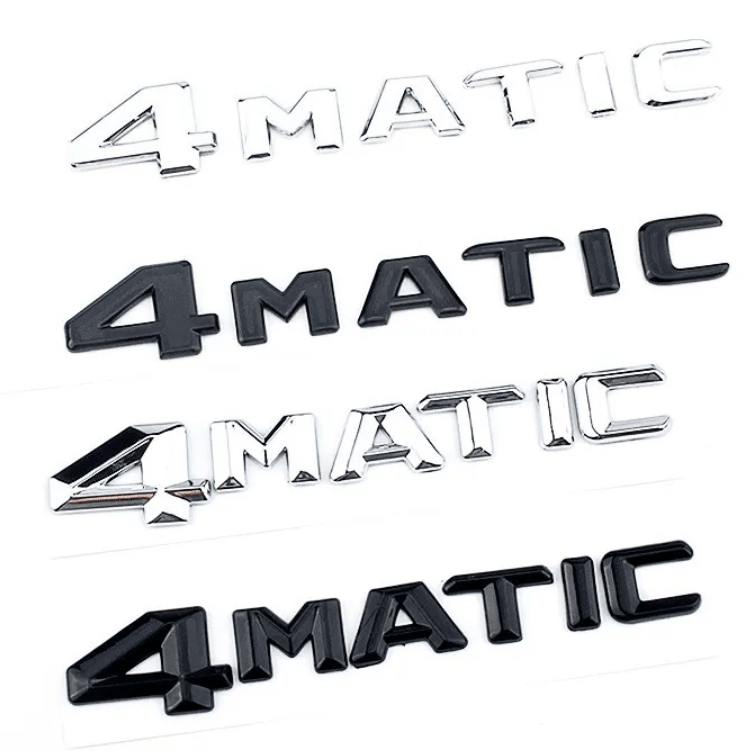 Lettres 3D 4MATIC pour Mercedes - Povcars