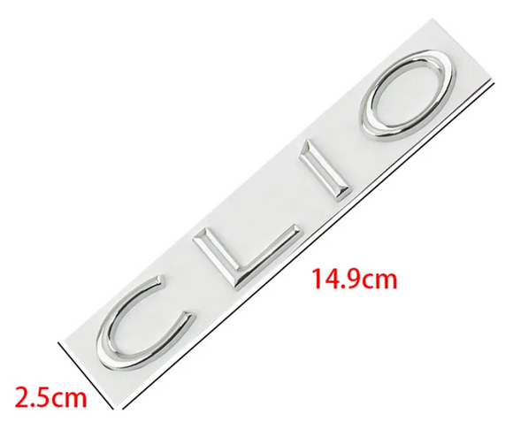 Lettres de coffre Renault Clio - Povcars