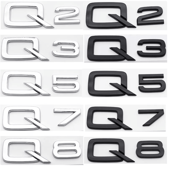 Lettres de coffre Audi (SUV) - Povcars