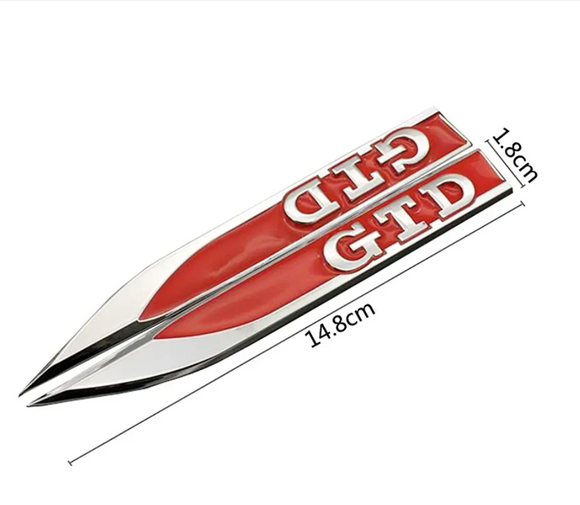 Ailes latérales Golf GTD (x2) - Povcars