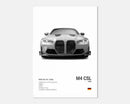 BMW M4 CSL Poster-1