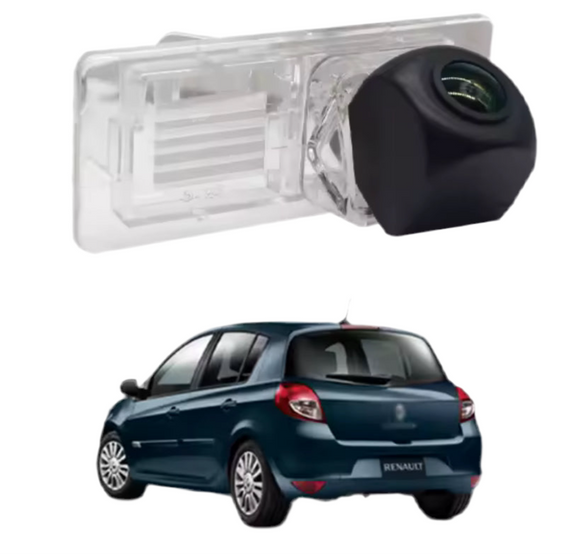 Caméra de recul Renault Clio 3 fixation plaque