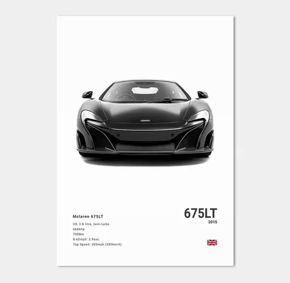 Poster McLaren 675LT