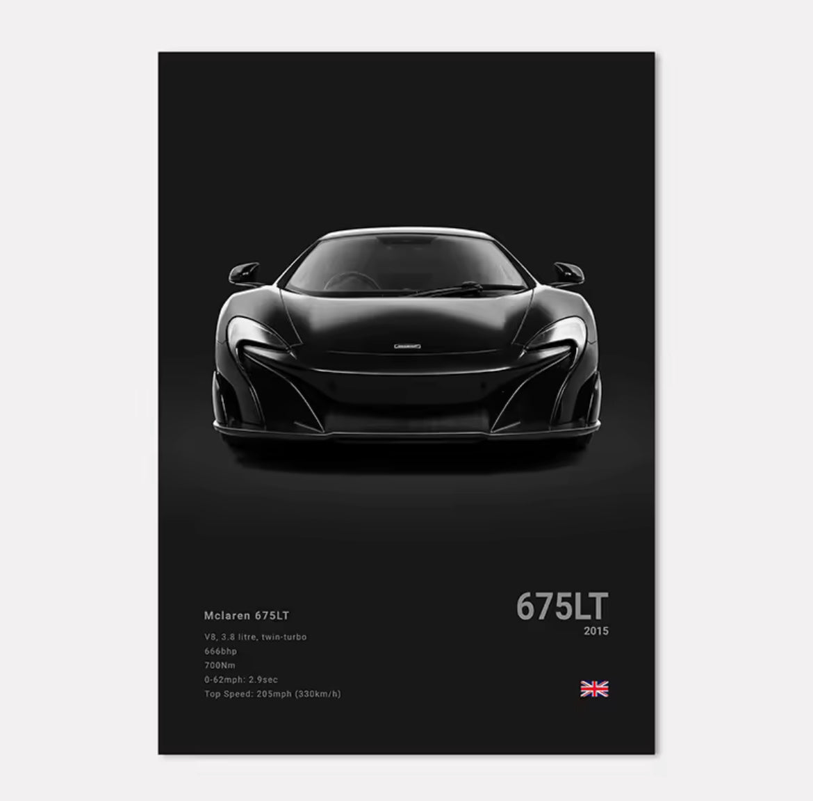 Poster McLaren 675LT