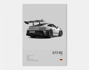 Poster PORSCHE 992 GT3 RS №1-1