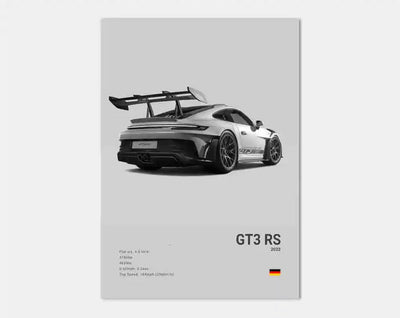Poster PORSCHE 992 GT3 RS №1