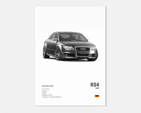 Audi RS4 B7 Poster