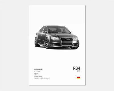 Audi RS4 B7 Poster
