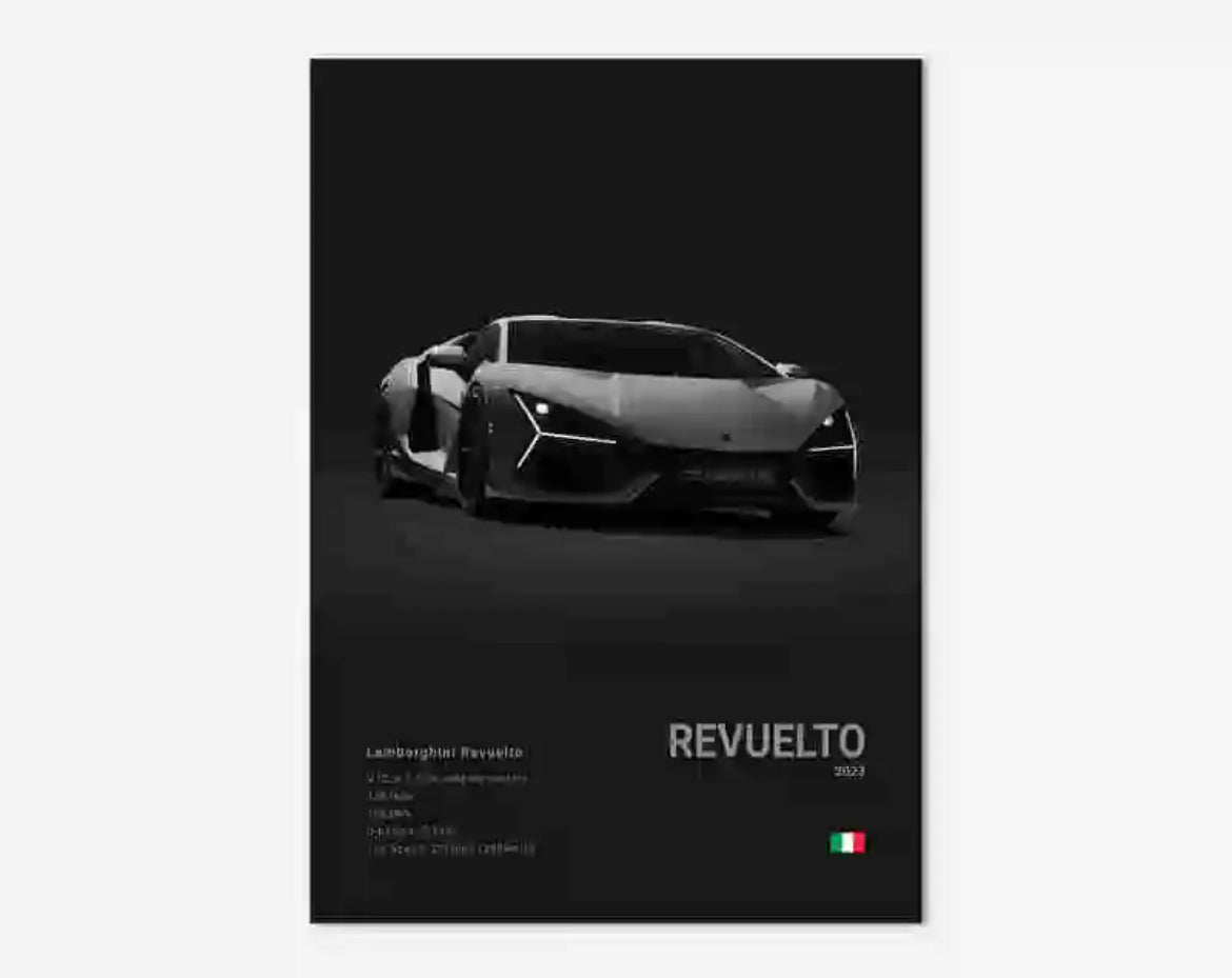 Poster LAMBORGHINI REVUELTO