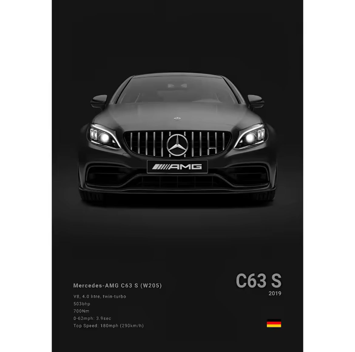 Poster MERCEDES AMG C63 S