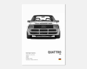 Audi Quattro poster