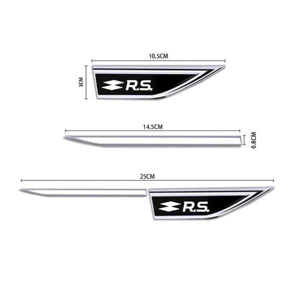 Ailes latérales Renault RS (x2) - Povcars