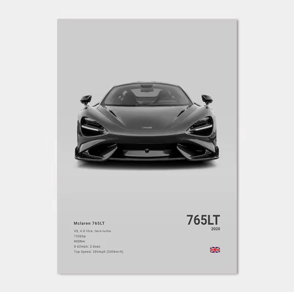 Poster McLaren 765LT