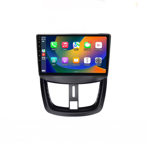 Autoradio Carplay AndroidAuto Peugeot 207 2006-2014