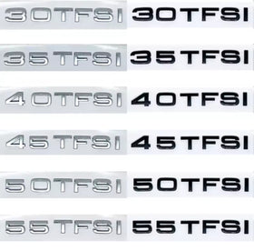 Lettres de coffre Audi TFSI et TFSIe