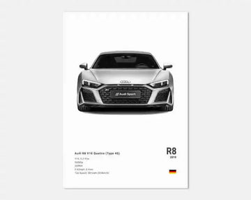 Poster Audi R8 V10