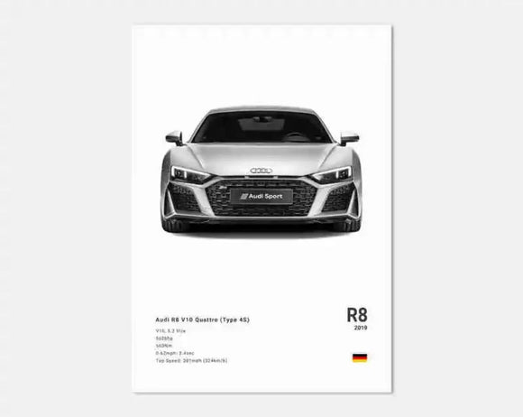 Audi R8 V10 Poster