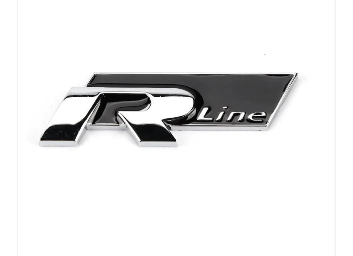 Logo de Calandre/Coffre Volkswagen R-Line/R - Povcars