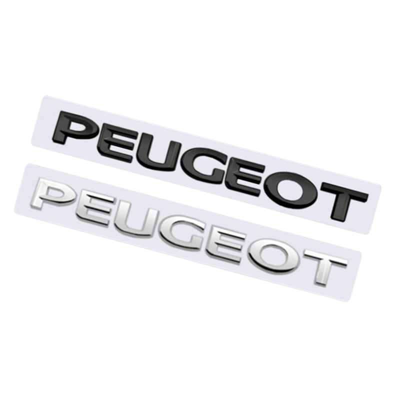 Lettres de coffre Peugeot - Povcars
