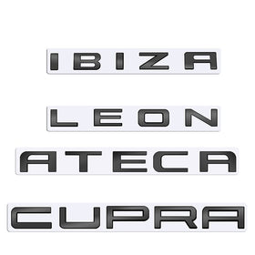 Lettres de coffre noires Seat - Povcars