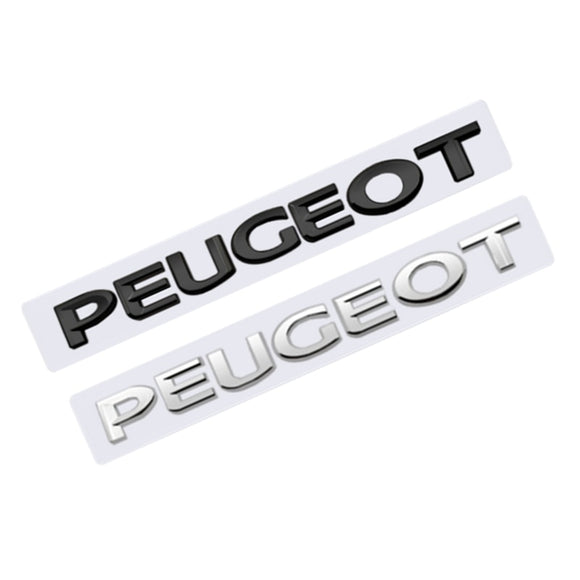 Lettres de coffre Peugeot - Povcars