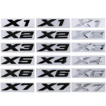 Lettres de coffre BMW (SUV) - Povcars