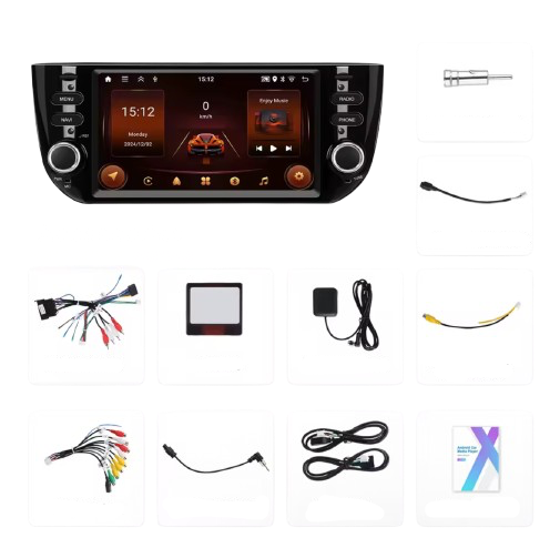 Autoradio CarPlay AndroidAuto Fiat Punto 2010-2016 - 0