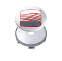 4 Cache-moyeux Universels 52 Mm / 56 Mm - Argent - Pour Roues Voiture - Remplacement Facile - 1