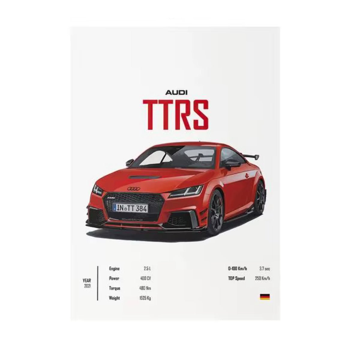 Poster Audi TT-RS