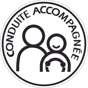 Disque magnétique pour conduite accompagnée - Povcars