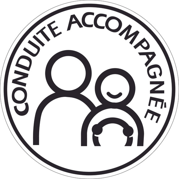 Disque magnétique pour conduite accompagnée - Povcars