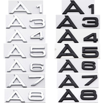 Lettres de coffre Audi - Povcars