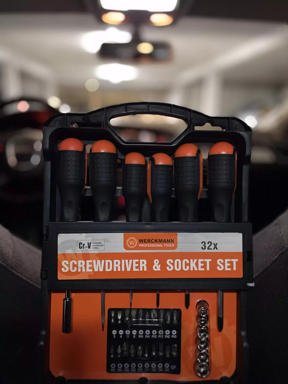 Set de tournevis et d'embouts Werckmann - Povcars