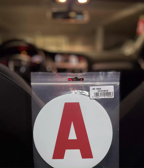 Disque magnétique jeune conducteur - Povcars